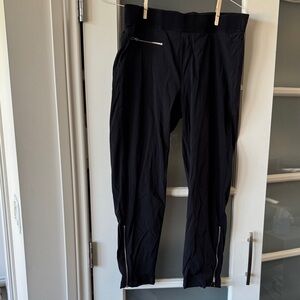 Athleta Trekkie Black Textured Pants